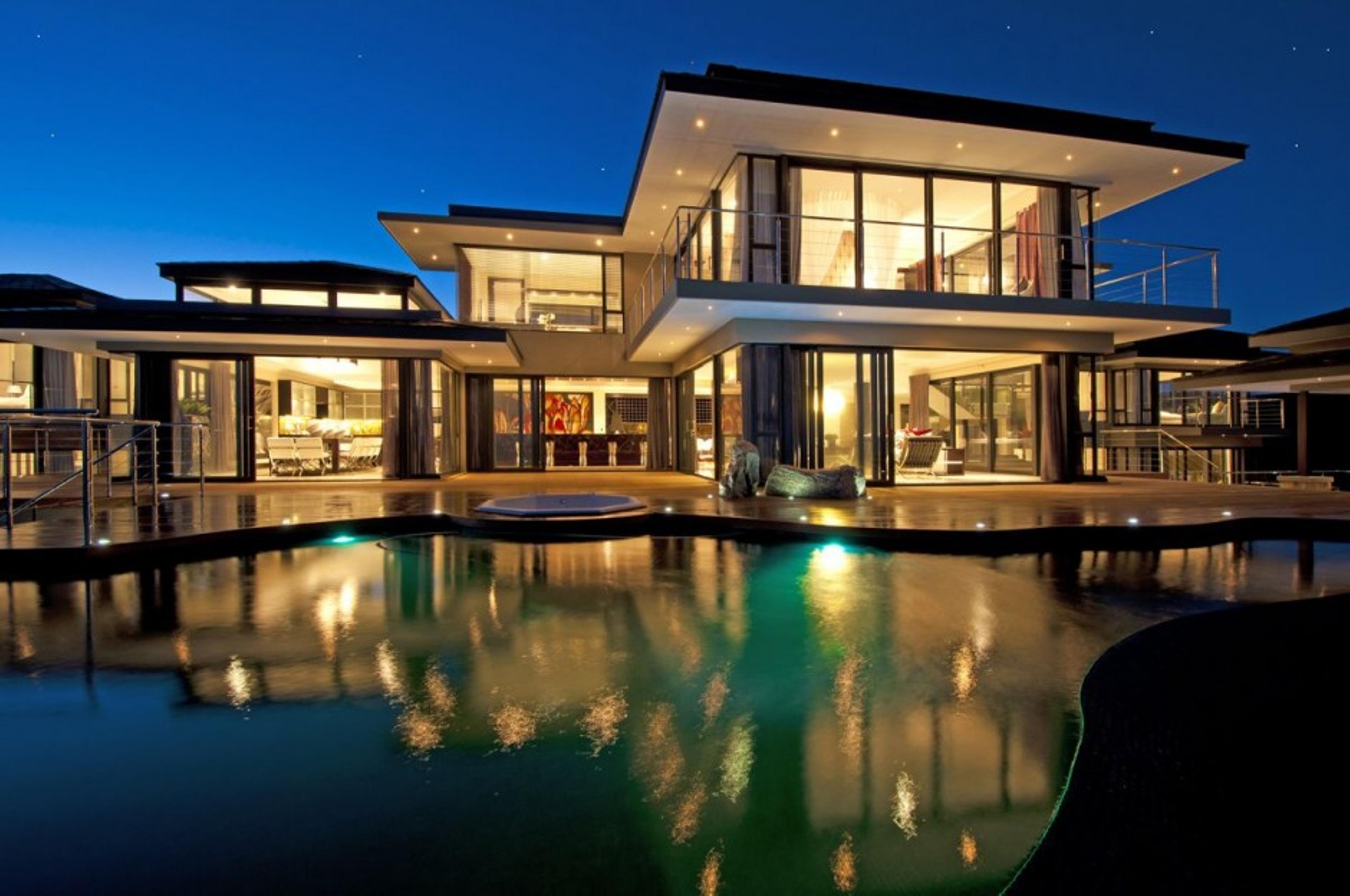 Modern house with pool